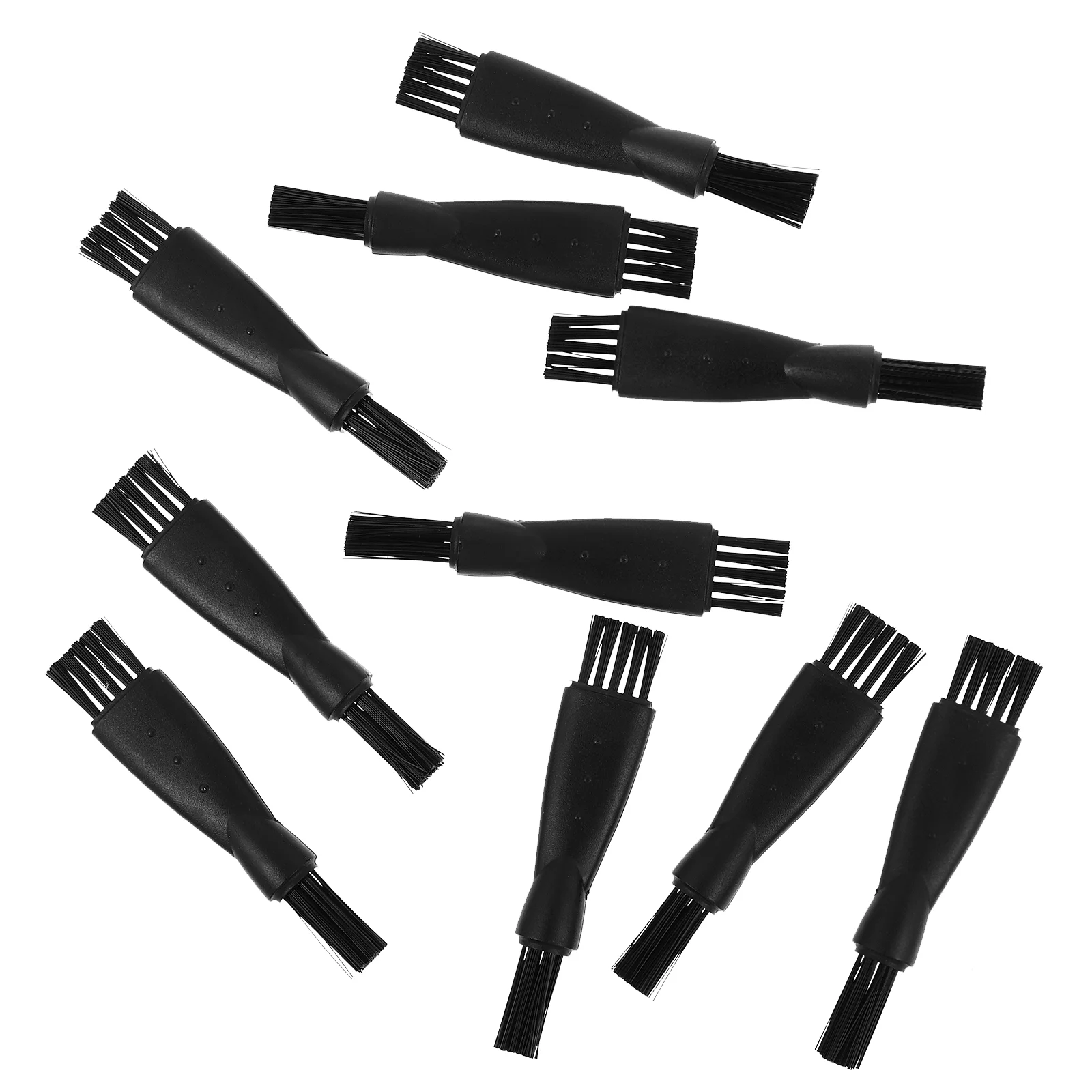 

10 Pcs Shavers for Men Shaving Brush Razor Cleaning Detergent Replacement Black Man