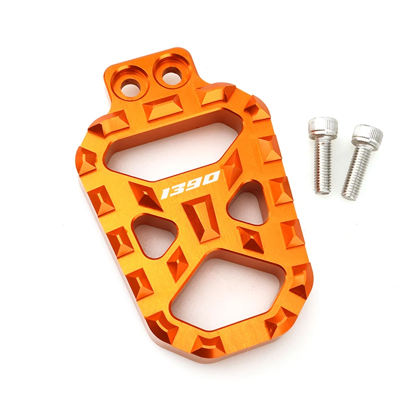 ل KTM 1390 سوبر مغامرة 1390 سوبر ديوك R 2024 + دراجة نارية الملحقات أوتاد القدم مسند القدم الدواسات الموسع الخلفية بدال فرامل