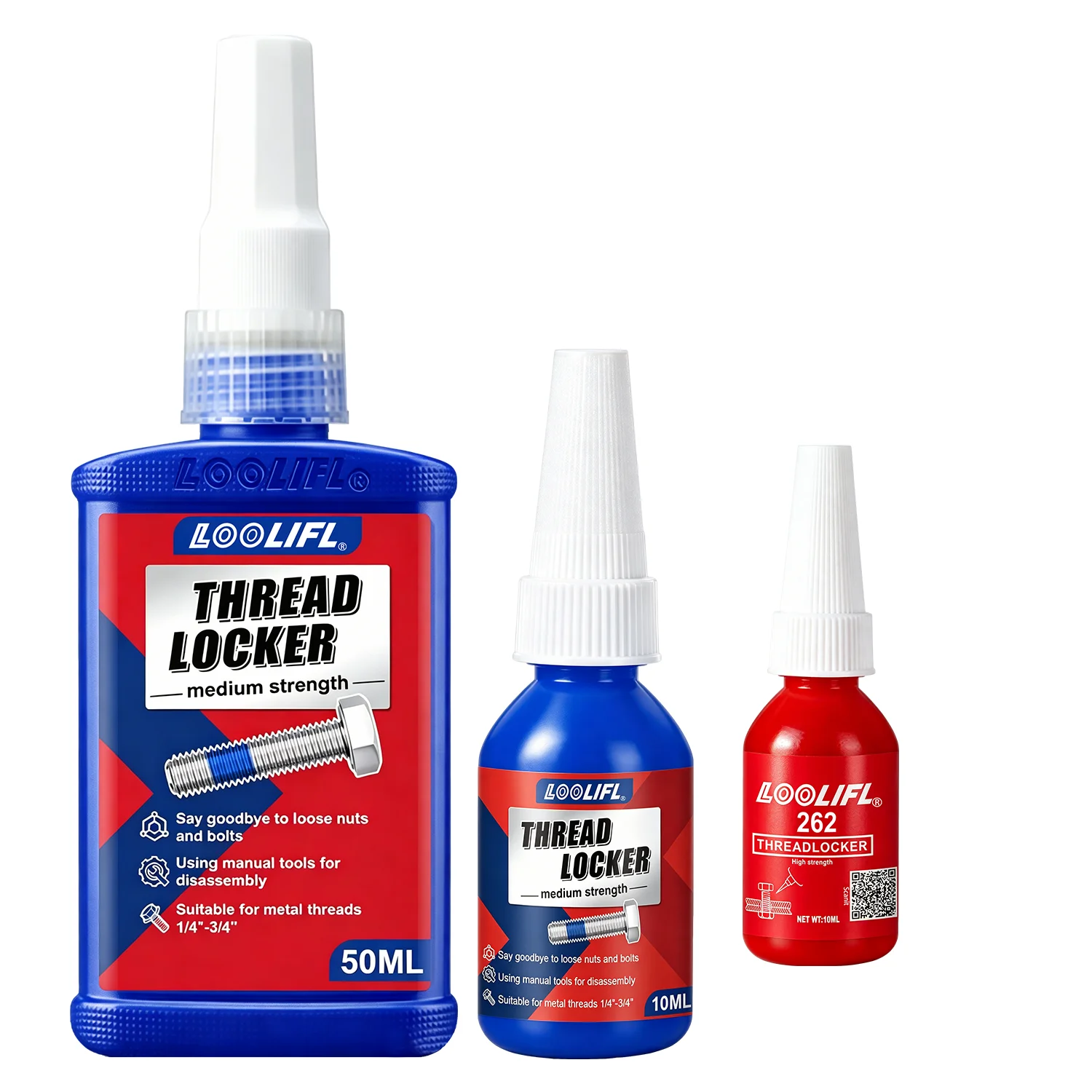 243 Blau 262 Anaerober Schraubenkleber Starker Anti-Lose-Klebstoff Schnell Aushärtender Gewindesicherungskleber Gewindesicherungsmittel Klebstoff – Detail 8