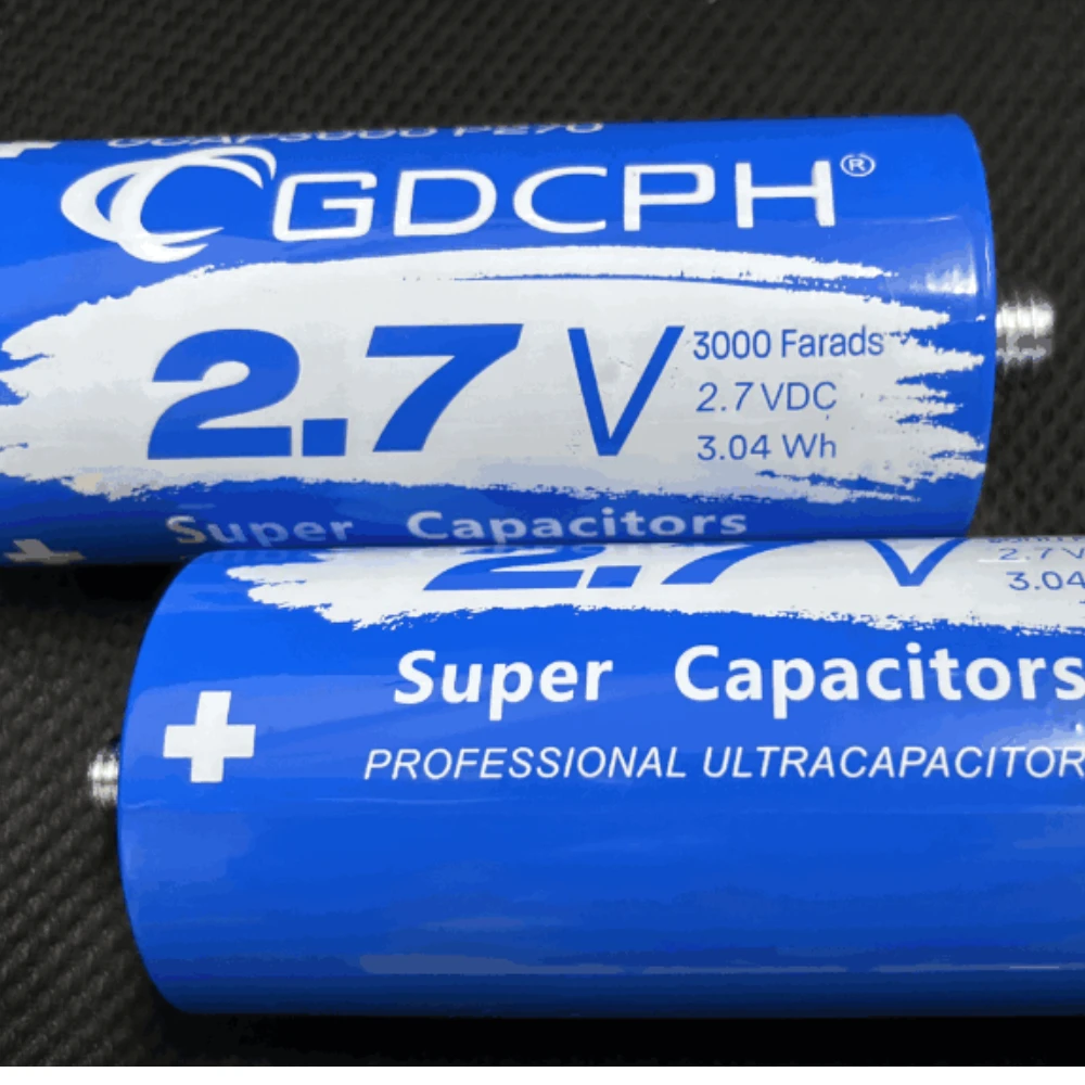 New GDCPH 2.7V3000F Super Farad Capacitor 2.8V3000F Square Supercapacitor Low Internal Resistance Used To 16V500F 17V500F Module