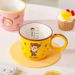 Disney Woody Cartoon Cute Mug Home Children's Cup Buzz Lightyear Student Dormitory Water Cup Drinking Cup Kids Birthday Gift