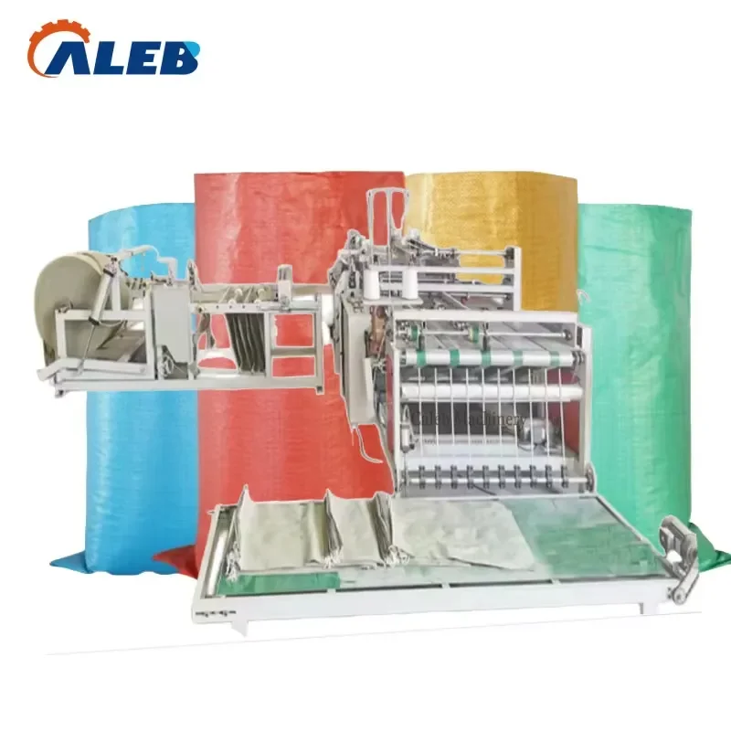 YWM Certificate Full Automatic Woven Bag Slitting Seaming Marking Machine Woven Bag Cutting Sealing Printing All-in-One