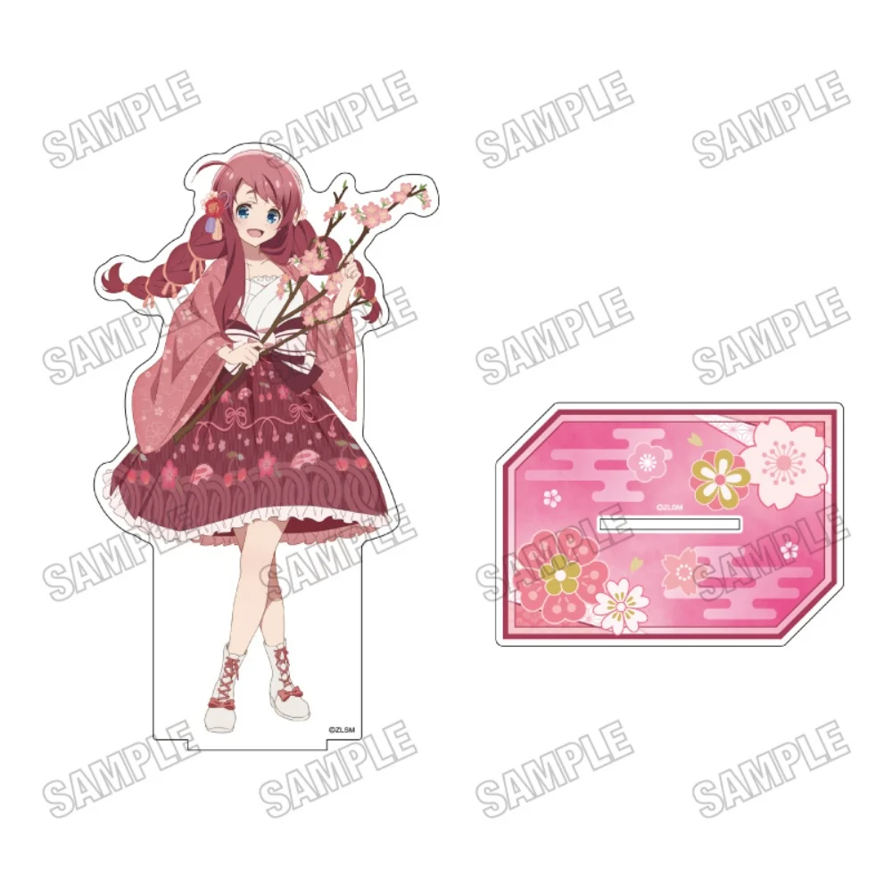 Zombie Land Saga Sakura Minamoto Saki Nikaido 15CM Acrylic Stand Keychain 2026 New Anime Stand Desktop Display Ornament Gift