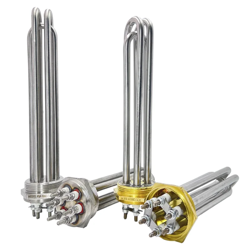 Industrial Immersion Water Heater 220V 380V Stainless Steel Heating Element With Resistance Heating Wire Core