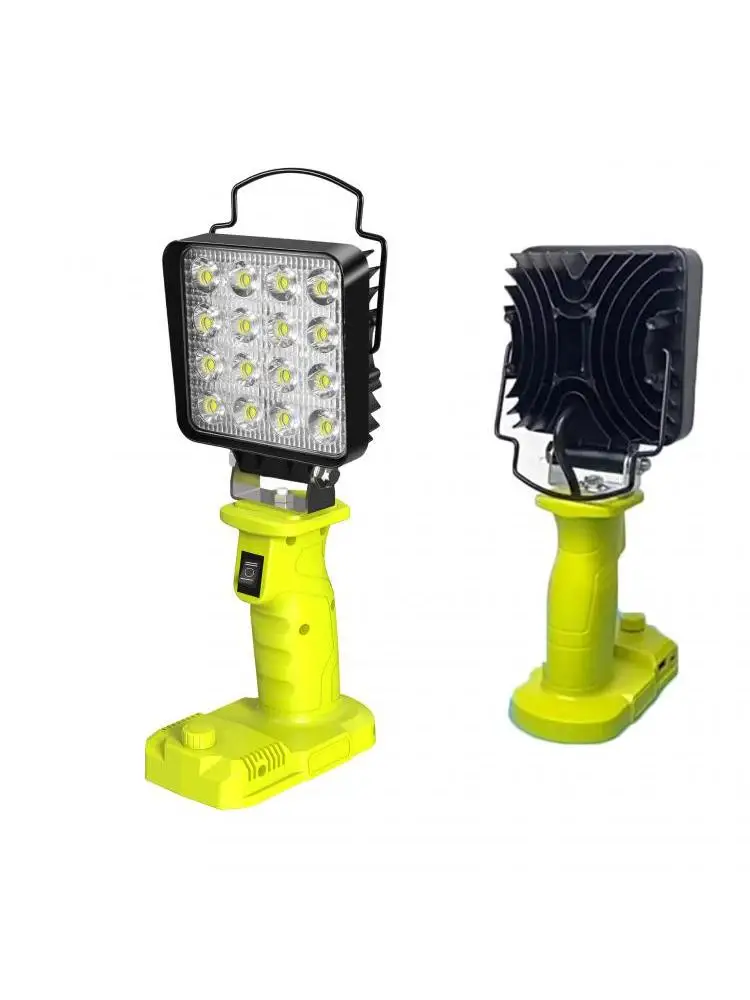 Lampe de travail LED sans fil avec sortie 4000LM, Angle réglable et chargement USB, Compatible avec la batterie P108 à utiliser