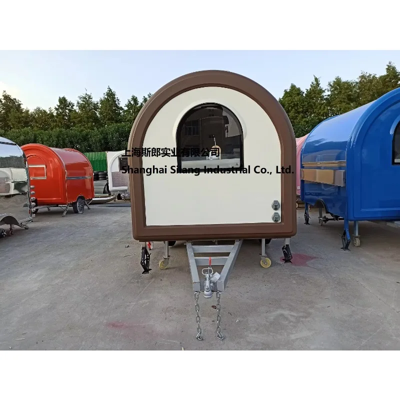 US market equipped SL-6 mobile fast food vending cart food trailer of low price