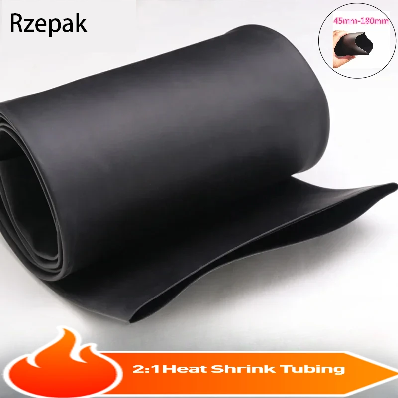 1M 2:1Heat Shrink Tubing Diameter 45/50/ 60/70/ 80/ 90/ 100/ 120/ 150/ 180mm Heat Shrink Tubing Sleeving shrink wrap