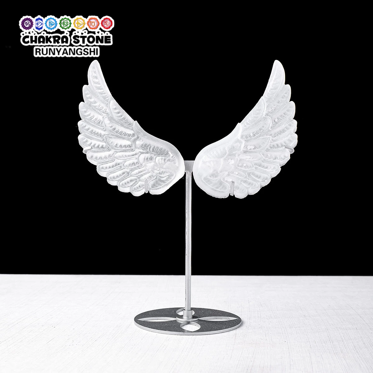 Aile d'ange en cristal naturel en Selenite, 1 pièce, décorations pour la maison, pierres précieuses énergétiques, pierre de guérison, cadeaux artisanaux