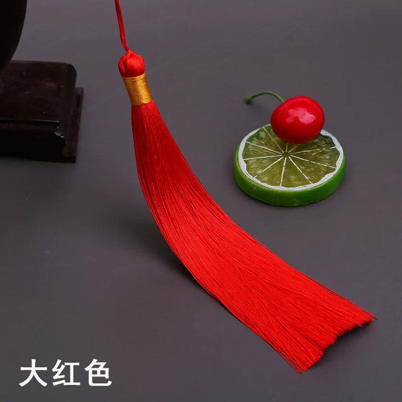 17CM Long Tassel Spike Chinese Clothing DIY Accessories Musical Instrument Pendant Ice Silk Vertical Spike Tassels for Crafts