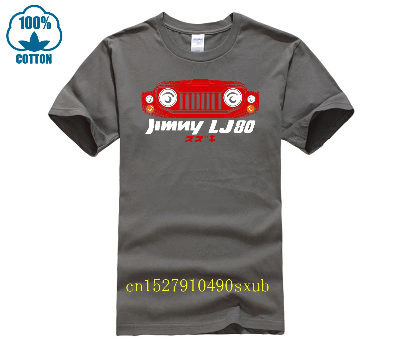 Gia Kaos Jimny ienkrik LJ80 Kaos Daught Shirt Mobil Offroad Jimny Fashion T-shirt Men