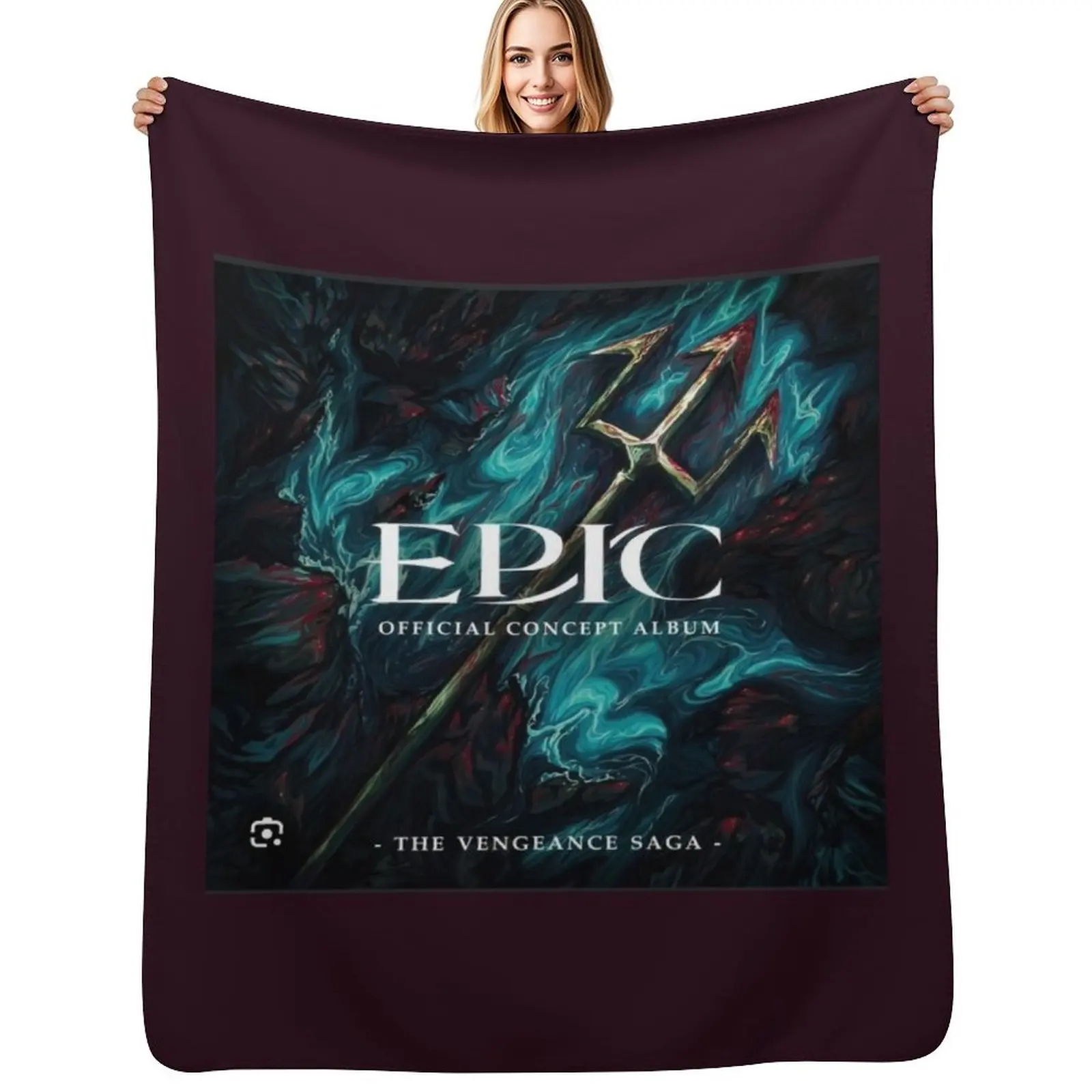 The vengeance saga epic the musical Throw Blanket Lightweight Cozy Blanket for Bed Sofa