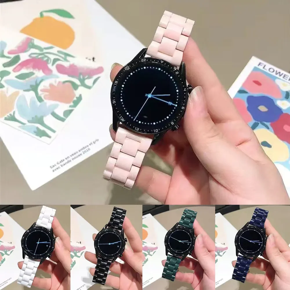 Candy strap For Samsung Galaxy watch 7/FE/6/5pro/Classic/Active 2/Gear S3 20-22mm watch band resin bracelet Huawei GT 2/2e/3 pro