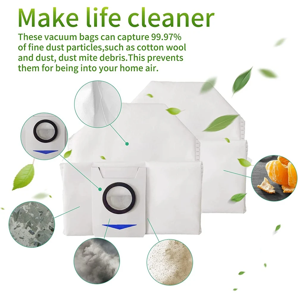 Untuk Ecovacs Deebot X1 OMNI T10 TURBO Robot penyedot debu Hepa Filter sikat samping kain pembersih suku cadang Aksesori
