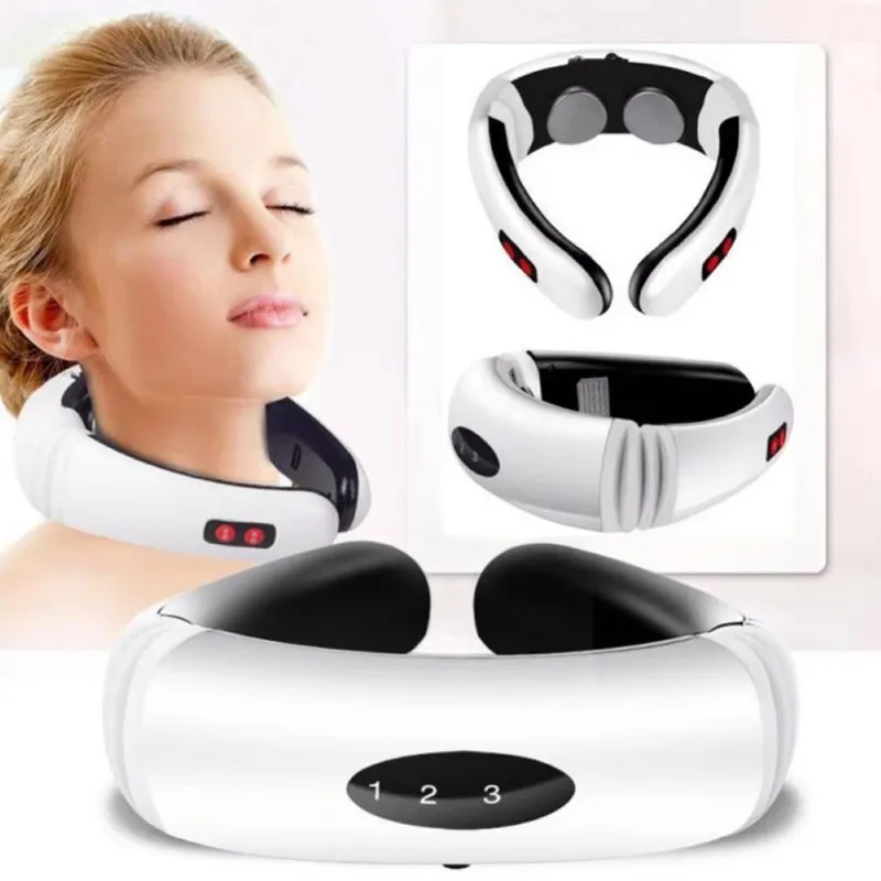 

Massage Cervical Therapy Device Multi Functional Neck Massager Deep Tissue Infrared Heating Pain Relief Relaxation Machine