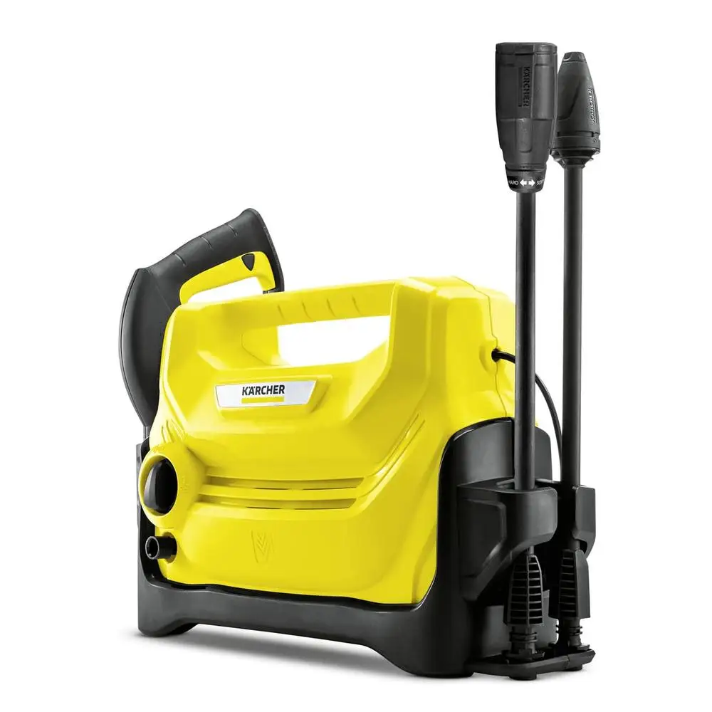 Portable Electric Power Pressure Washer 1600 PSI with Vario & Dirtblaster Spray Wands 1.35 GPM Lightweight and Versatile Easy