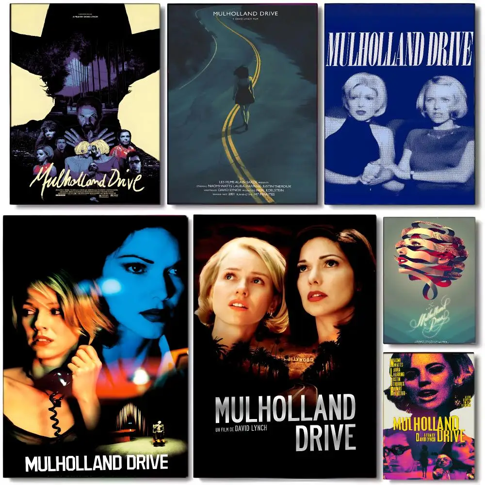 Psychological Movie M-Mulholland Drive Poster Wall art print art suitable for living room bedroom bar parlor home decor gift