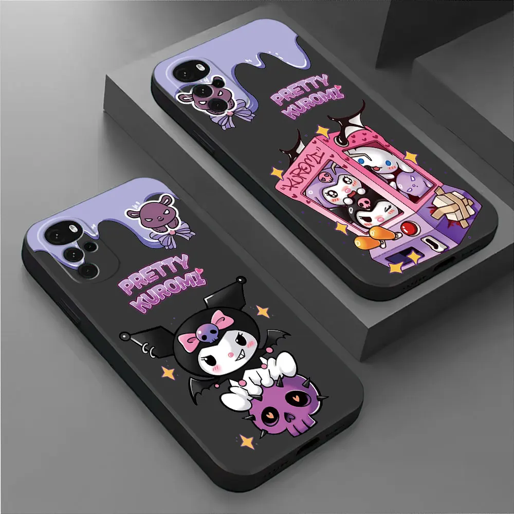 Sanrio Kuromi Case for Motorola Moto Edge 20 Pro One Fusion Plus G200 5G G9 Plus Edge 40 Pro Edge 30 Neo TPU Soft Cover Bumper