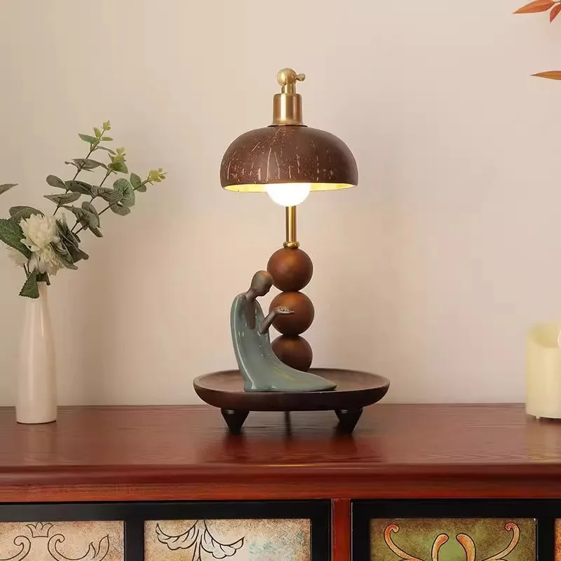 Coconut shell  decorative table  living room bedroom personalized creative   bedside