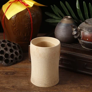 1pcs japanische Sake Tasse Tassen chinesischer natürlicher Bambus Tasse Holzwasser für Tee Kaffee Süße Weinbecher Trinken handgefertigt 8 Hauptverkäufe Boi Cup - №7