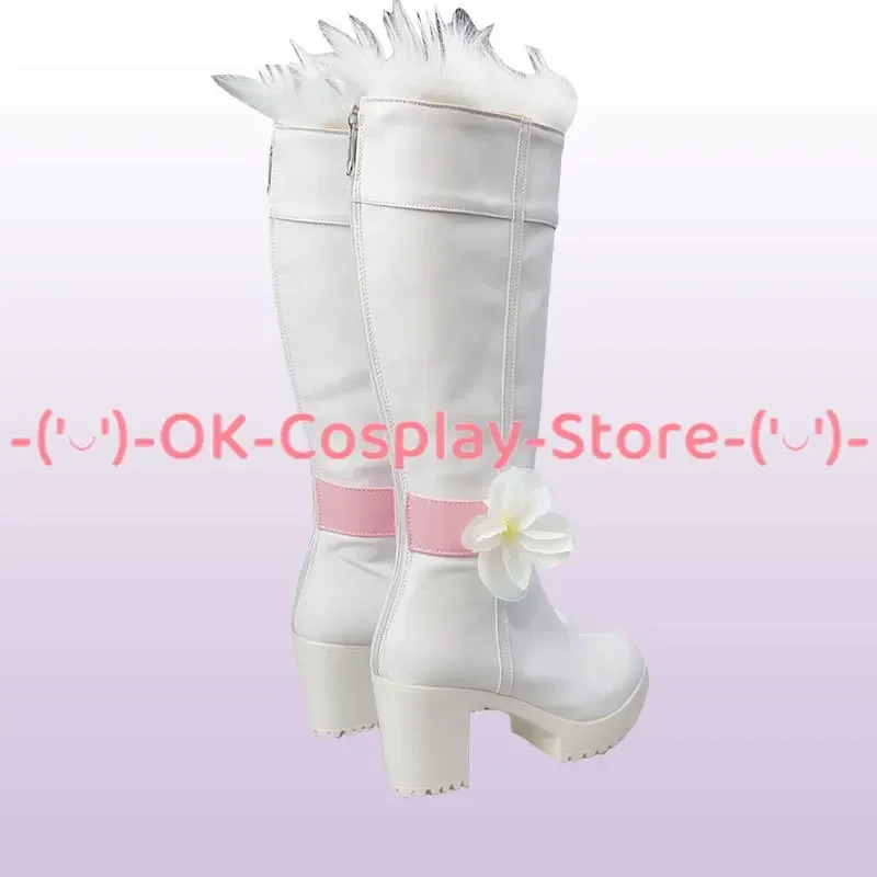 [حسب الطلب] لذا أنا عنكبوت، لذا ماذا؟ كومو ديسو، ناني كا؟ Kumoko Ariel تأثيري حذاء لعب الأدوار كرنفال حفلة بو الأحذية الجلدية