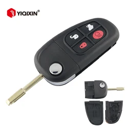 YIQIXIN Flip Smart Remote Car Shell dla Jaguar X-Type S-Type X S XJ XK XJ8 XKR XF XK E 1999 2000 2001 2002 2003 2004 2005 2006