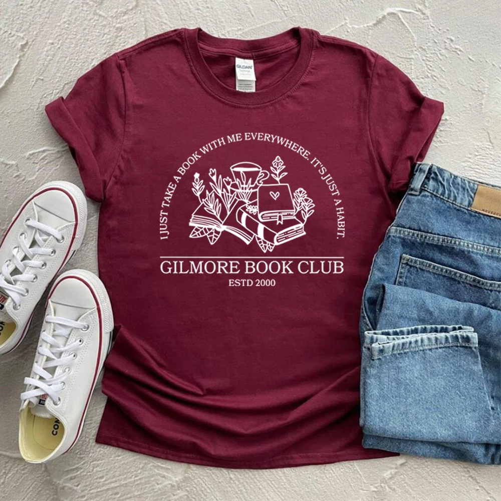 Gilmore Book Club T-shirt Gilmore Girls Shirt Ory Lorelai Dragon Fly Inn Luke\'s Diner Tees Tv Show Inspired Stars Hollow Shirts