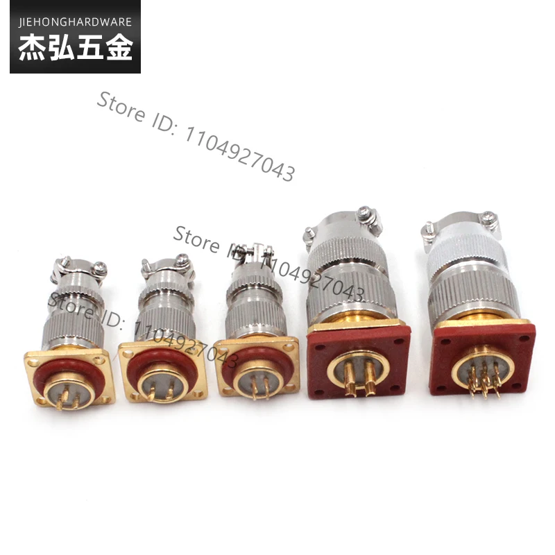Glass sintered sealed aviation plug vacuum box air sealed connector
