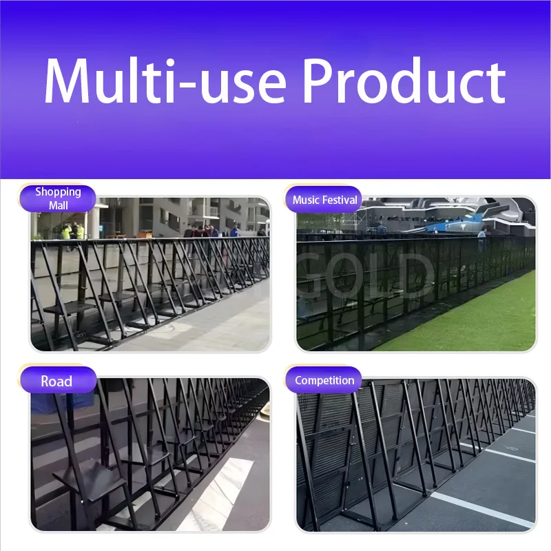 【Wholesale Price】CE ISO Polished Finish Rust Free Elegant Look Steel Or Aluminum Alloy Crowd Control Barrier For Crowd Queuing S