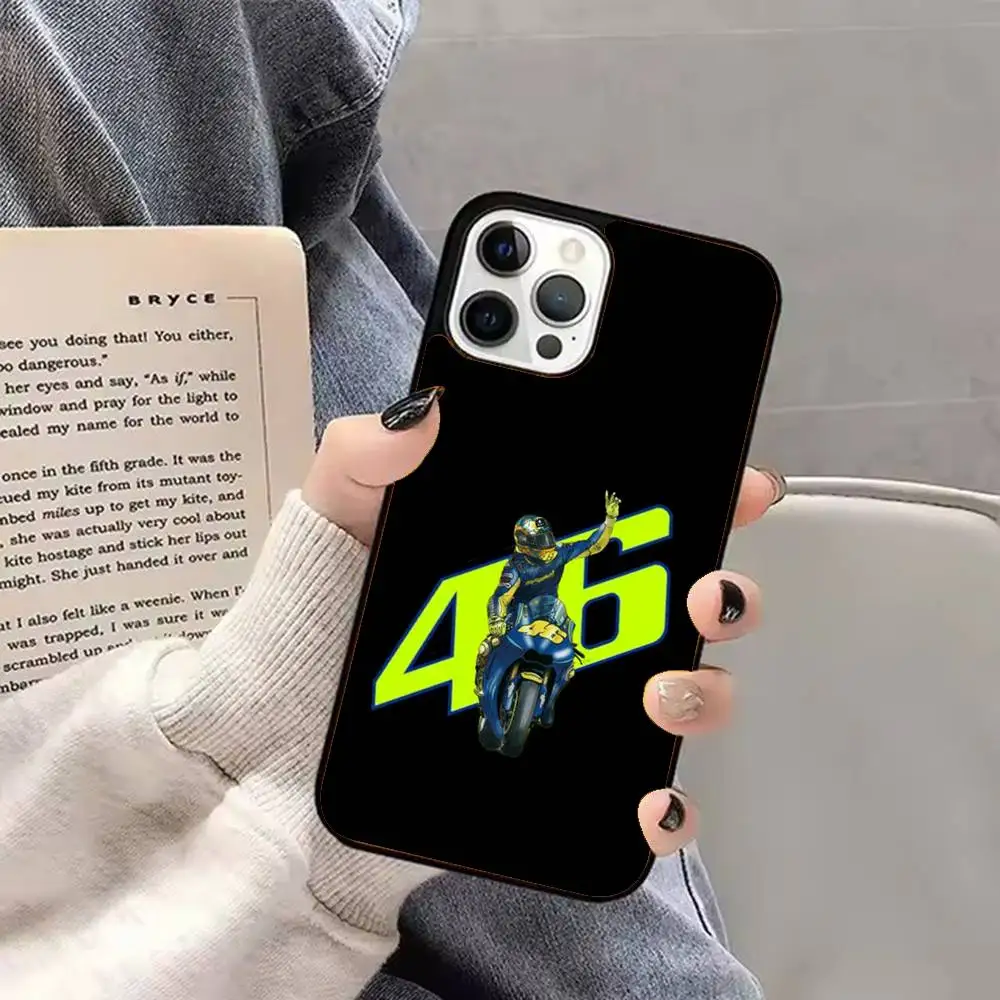 1 funda de teléfono V-ValentinoS r-ossies 46 magnética fuerte para IPhone17 16 15 14 13 Pro Max 11 12 Mini