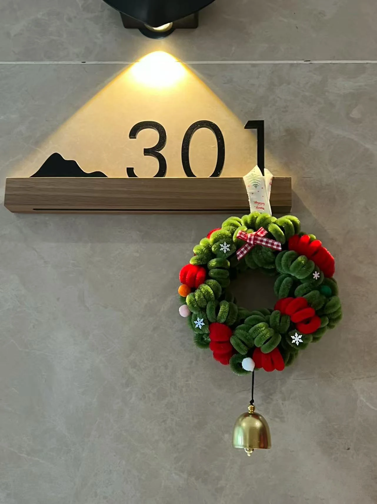 Handmade Christmas Tree Flower Ring Pendant Full Set DIY Materials Package Christmas Gift for Boyfriend Girlfriend Car Hanging