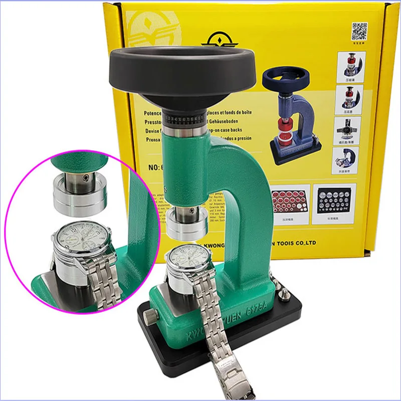 

Watch Repairing Tool Capping Device Spiral Glass Pressing Tool Bottom Prying Machine Watch Ring Removing Artifact