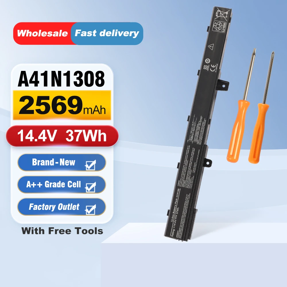 ETESBAY A31N1319 A41N1308 Laptop Battery for Asus X551M X551 X551C X551CA X551MA X451 X451C Series A41 D550 0B110-00250100