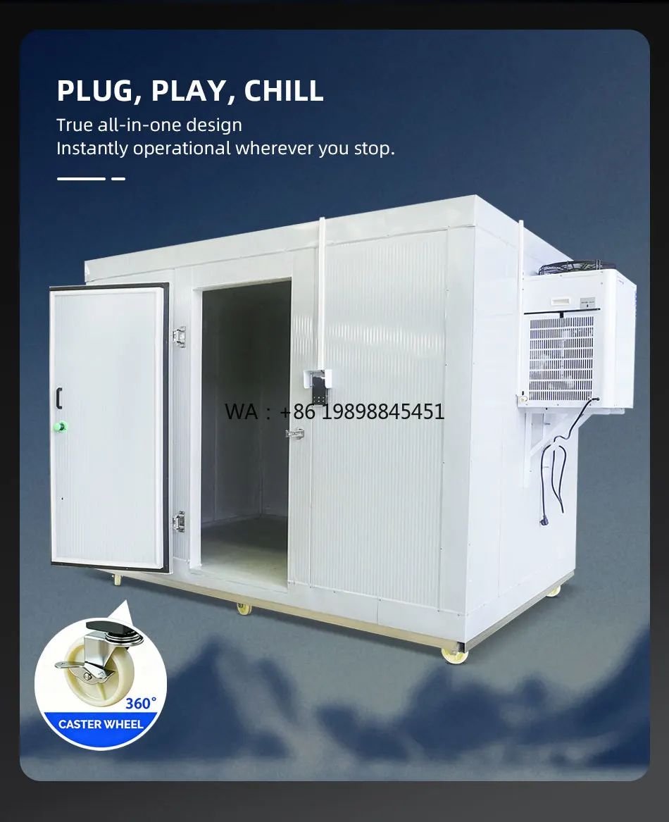 Monoblock Refrigeration System for Remote Farm Use Wholesale Modular Mobile Walk-in Freezer Cold Room