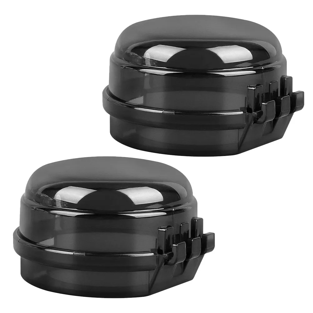 

2 шт. Защитные накладки на ручки газовой плиты, универсальные, прозрачные, из пластика, для кухни, легко устанавливаются, защита от детей