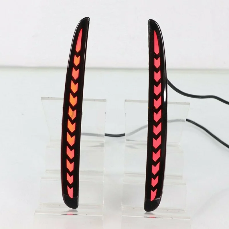 12V Car LED Rear Bumper Tail Light Driving Light Brake Lamp for Honda Civic Type R 2017-2021 Accessories