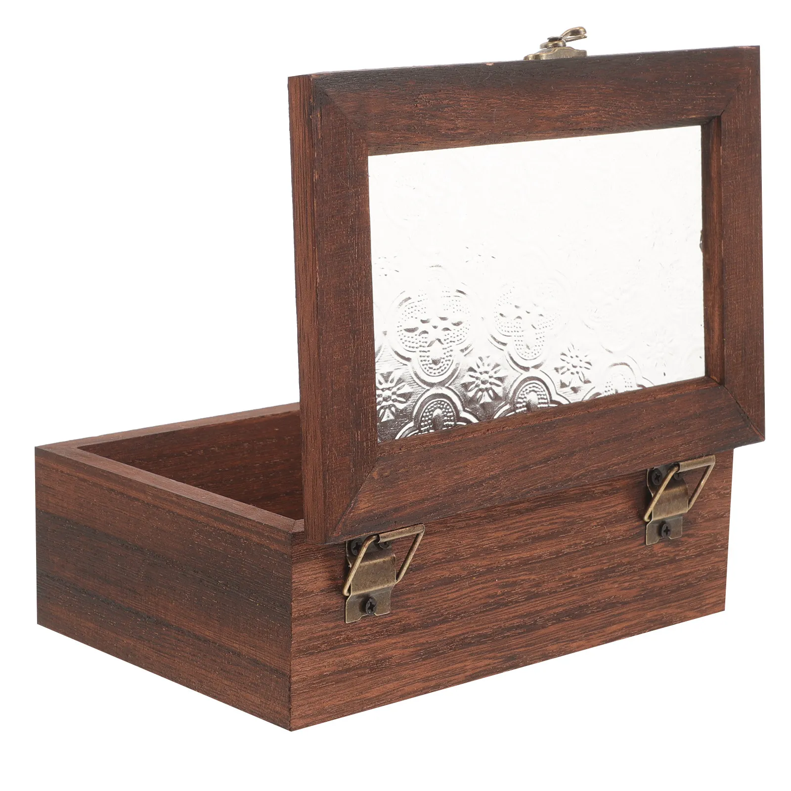 

Деревянная шкатулка для украшений в ретро-стиле, органайзер для колец, серег, ожерелий, декоративный футляр для демонстрации