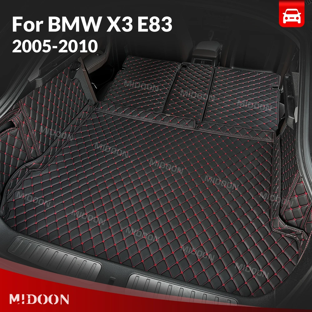 

Для BMW E83 2005-2010 09 08 07, автоматический коврик для багажника с полным покрытием, автомобильный антигрязный коврик, защитный коврик, грузовой вкладыш, аксессуары для интерьера