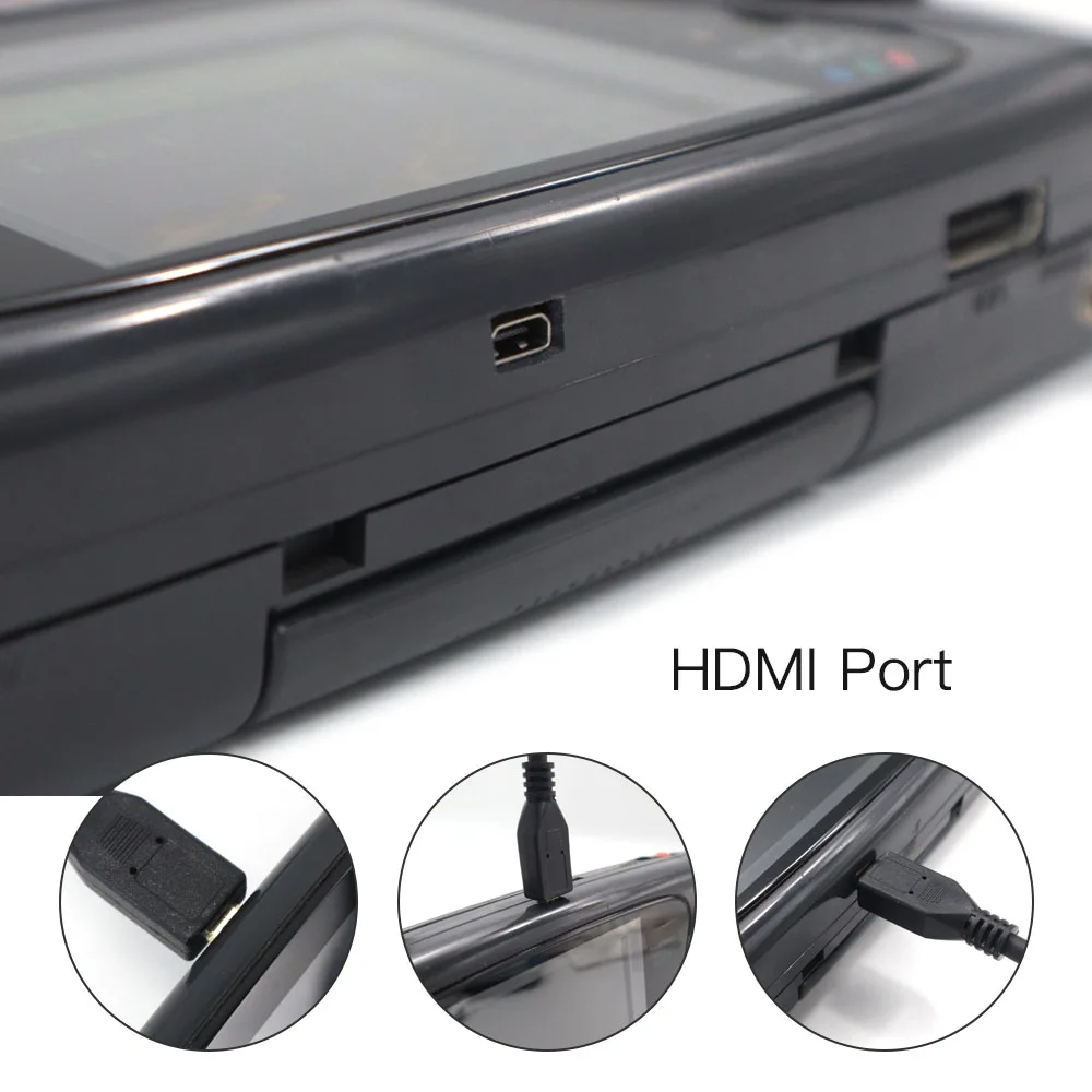 Hispeedido lampu tinggi 3.5 "640x480 Retro Pixel HD IPS LCD Kit untuk SEGA Game Gear 720P HDMI-kompatibel untuk SEGA GG konsol