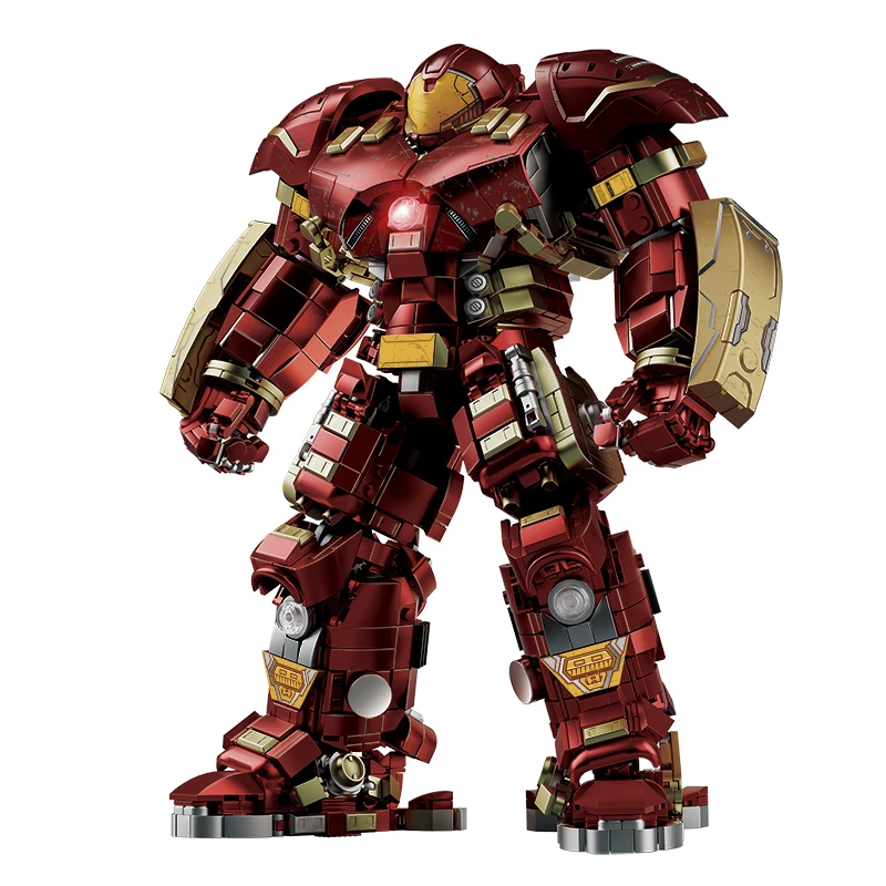 2700 + Stuks Iron Heroes Blokken Actiefiguren Mark Building Sets Buster Mech Diy Baksteen Collectible Speelgoed Voor Jongens volwassen Kinderen Geschenken