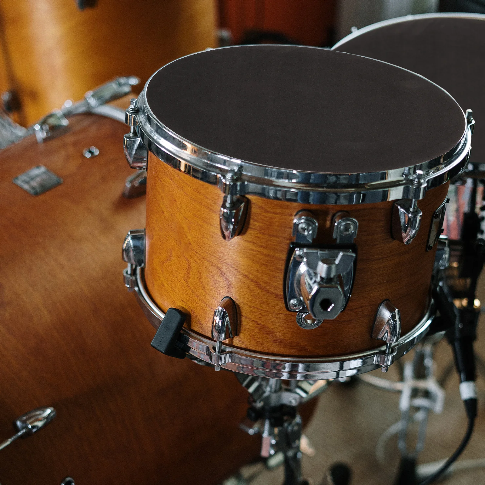 1Set Drum Oefenpad 12 Inch Noise Mute Pad met Stokken Lichtgewicht Draagbare Drumkit voor Beginners Professionals Gebruik