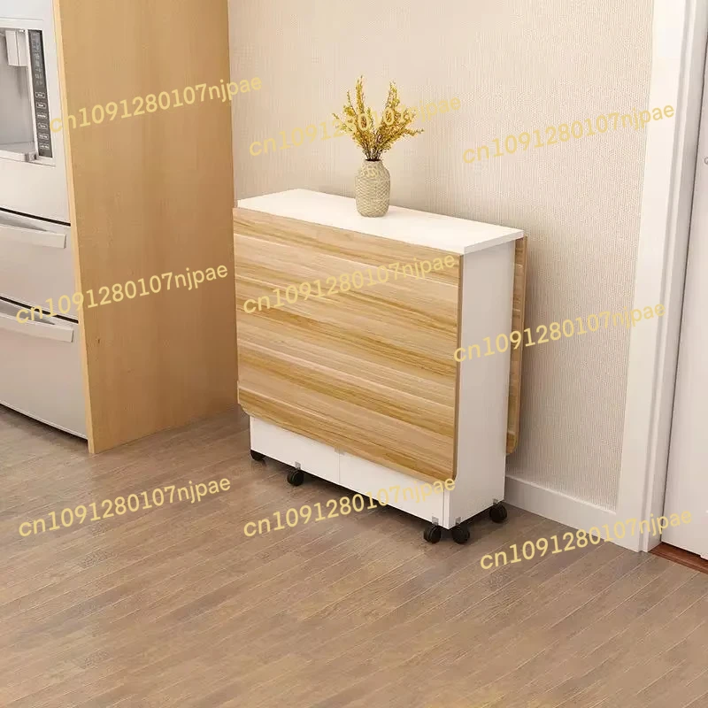 

Складной обеденный стол, современная простота, многофункциональный передвижной кухонный стол для хранения, мебель для дома, выдвижной стол для гостиной