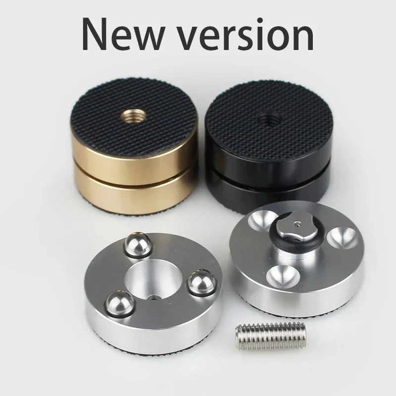 Ultimi altoparlanti audio HiFi Amplificatore Lettore CD Sfera d'acciaio Anti-ammortizzatore Piedini Cuscinetti Assorbimento delle vibrazioni Supporti Spikes