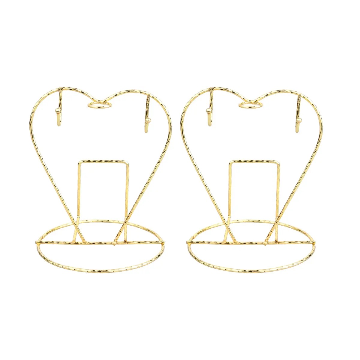

2pcs StainlessSteel CupHolder Drainer PlatesRack Kitchen Organizer Countertop Display StorageBracket