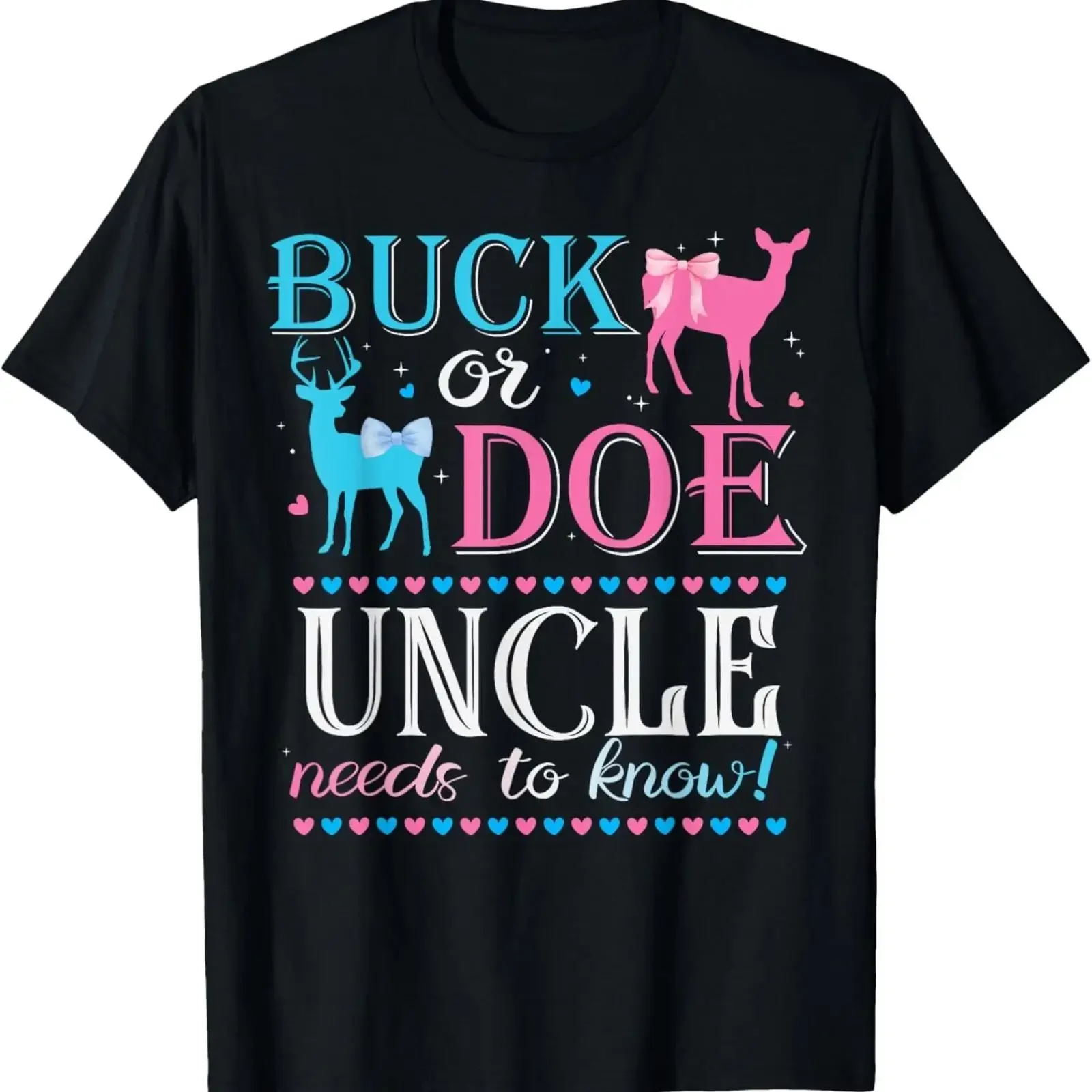Buck Or Doe Uncle Needs To Know Keeper Of Gender Reveal T Shirt vintage Washed homme Casual Breathable Unisex streetwear
