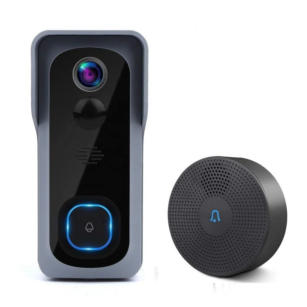 WiFi Smart Doorbell Camera PIR Monitoring Waterproof 1080P HD Chime Home Security Motion Detection