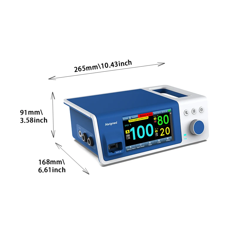 Narigmed New Digital Bedside Spo2 Patient for Neonate Handheld Pulse Oximeter
