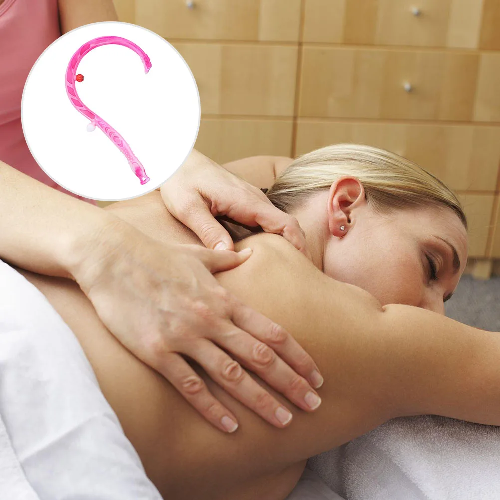 

Ergonomic Back Massager Manual Acupoint Stick For Fatigue Relief Long Handle Massage Tool Plastic Therapy Stick Body Parts