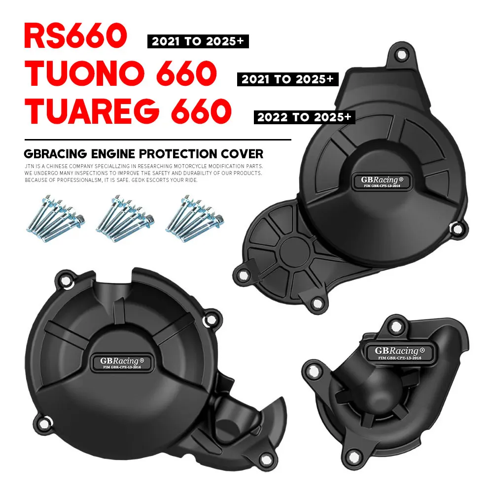

GB Racing Engine Cover RS660 TUONO660 TUAREG660 2021-2025+ For APRILIA Motorcycle Alternator Clutch Protection Cover Accessories
