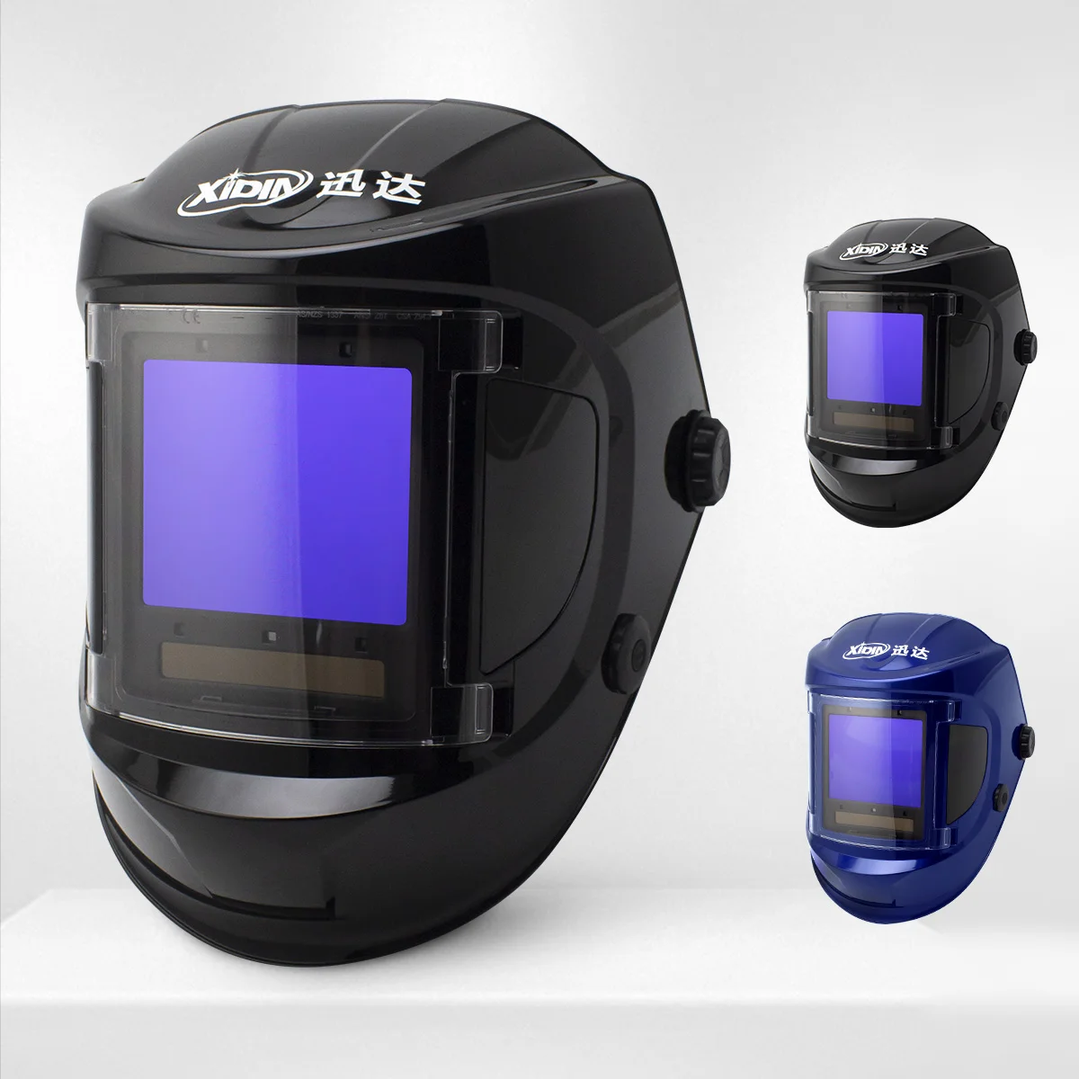 

Welding Helmet Auto Darkening,Welding Hood Solar Powered 98*87mm,Mask With 4+1 Arc Sensors Wide Shade W3/4-8/9-14 for,X2-999DQ+