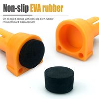 8pcs 19mm 20mm Workbench Tenon Stopper Precision Practical Tool Workbench Peg Brake Stops Clamp Anti-Slip EVA Rubber